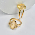 Golden Clover Ring