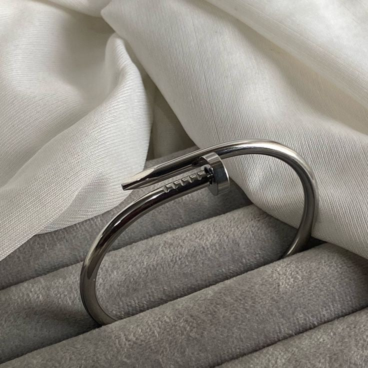 Cartier Nail Bracelet - Silver