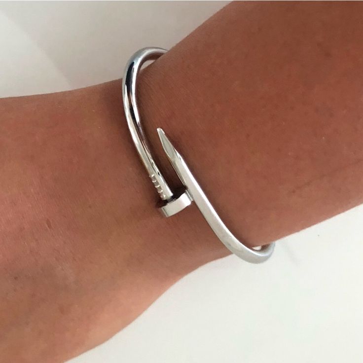 Cartier Nail Bracelet - Silver